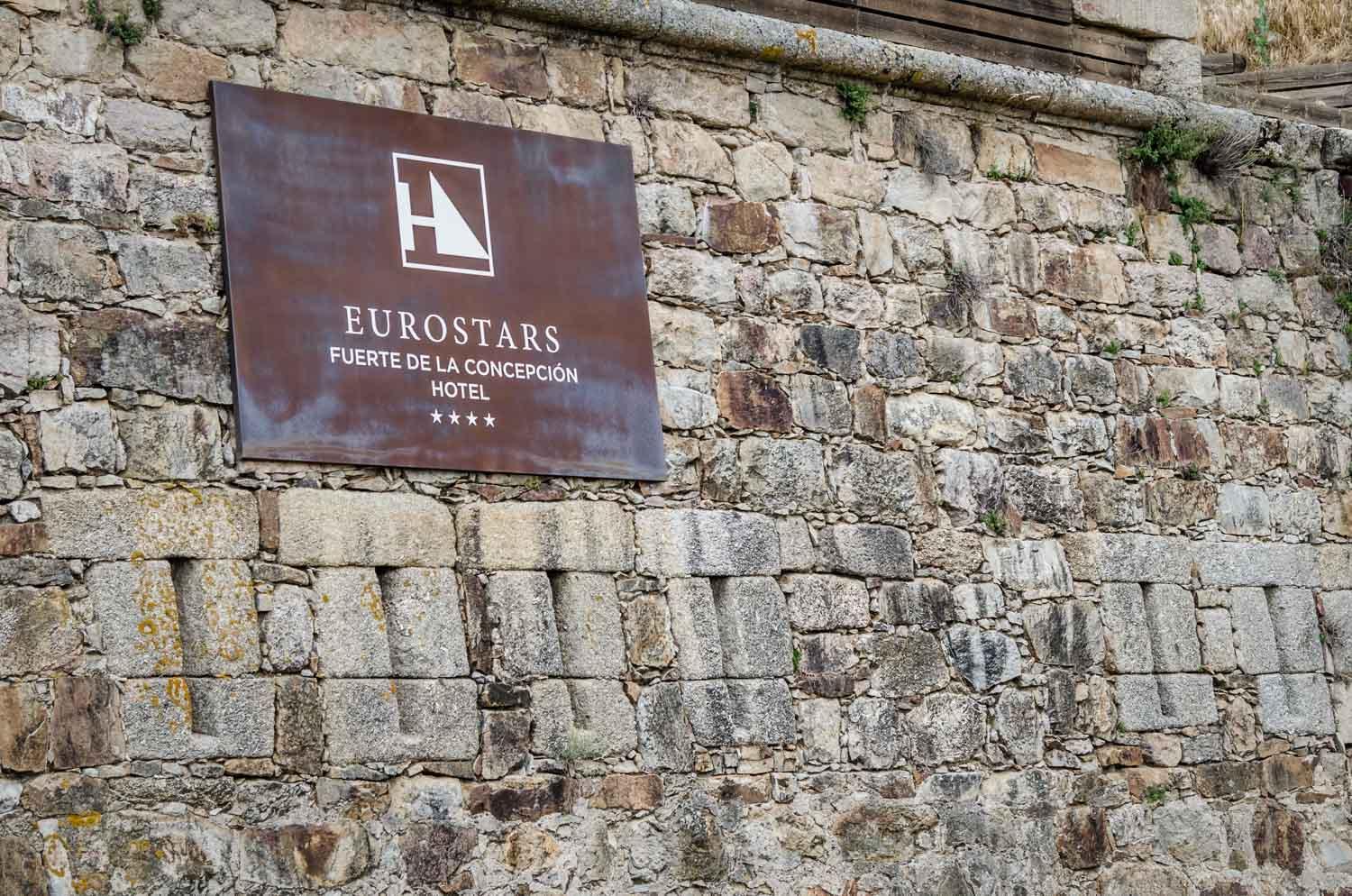 Eurostars Fuerte De La Concepcion Hotel Aldea Del Obispo Exterior photo